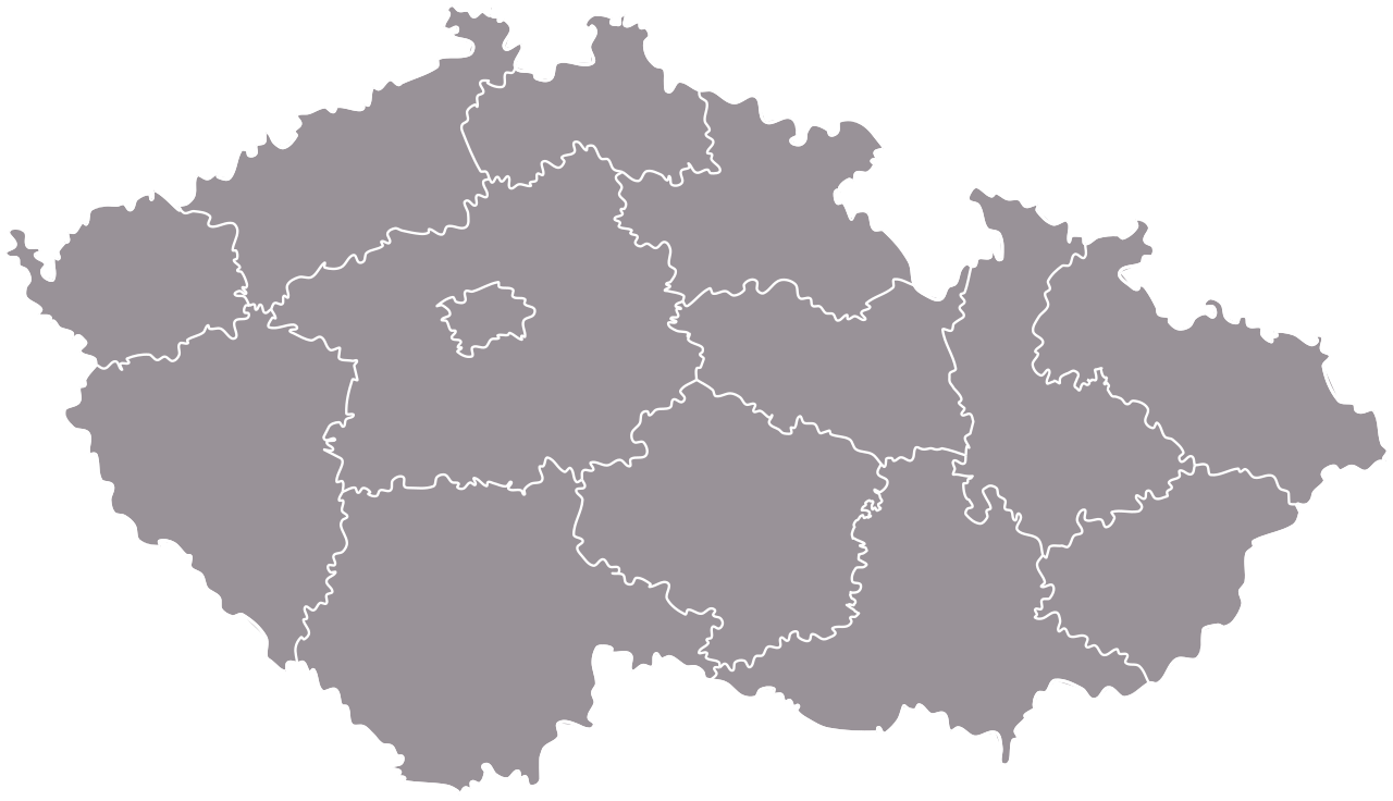 Interaktivní mapa České republiky s lokalitami našich realizací